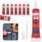 Fabric Glue Permanent (10 ML x 8), Fabric Glue for Clothing Permanent Washable for Rhinestones, Patches, Clothes, Denim, Leather, Polyester, Fabrics, Doll Repair, Flannel, Cotton & More